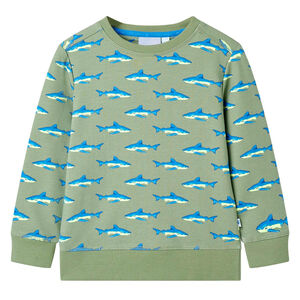 vidaXL Kinder-Sweatshirt Hellkhaki 104