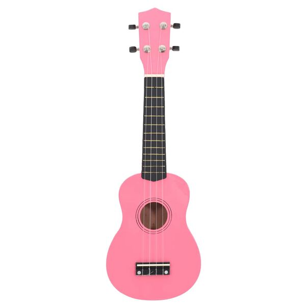 vidaXL Sopran-Ukulele-Set mit Tasche f&uuml;r Kinder Rosa 23"