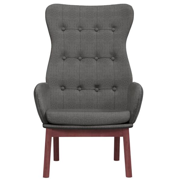 vidaXL Relaxsessel Dunkelgrau Stoff