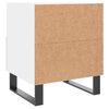 vidaXL Nachttisch Wei&szlig; 40x35x47,5 cm Holzwerkstoff