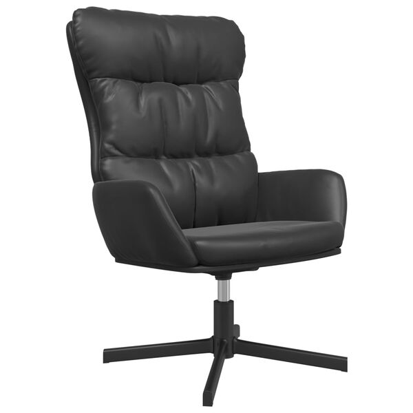 vidaXL Relaxsessel Schwarz Kunstleder
