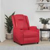 vidaXL Ohrensessel mit Relaxfunktion Blau Stoff