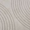 vidaXL Bereichsteppiche Quadratisch Creme 120 x 120 cm
