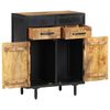 vidaXL Sideboard 60&times;30&times;75 cm Raues Mangoholz