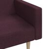 vidaXL Schlafsofa 2-Sitzer Lila Stoff