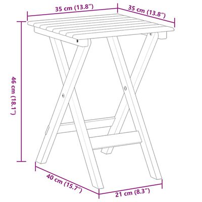 vidaXL Schaukelstühle 2 Stk. mit Klapptisch Grau Massivholz Pappel