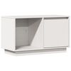 vidaXL TV-Schrank Wei&szlig; 74x35x44 cm Massivholz Kiefer