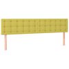 vidaXL Boxspringbett mit Matratze Gr&uuml;n 180x200 cm Stoff