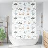 vidaXL Duschrollo 130x240 cm Stoffbreite 126 cm