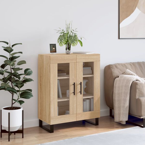 vidaXL Sideboard Sonoma-Eiche 69,5x34x90 cm Holzwerkstoff