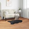 vidaXL Kunstschaffell Teppich Tafalla Schwarz 50 x 80 cm Polyester