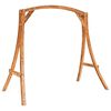 vidaXL Schaukelgestell Bugholz Massiv mit Teak-Finish