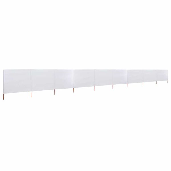 vidaXL 9-teiliges Windschutzgewebe 1200 x 160 cm Sandwei&szlig;