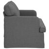 vidaXL Sofa 120cm Dunkelgrau Metall