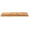vidaXL Tischplatte 100x60x1,5 cm Rechteckig Raues Massivholz Mango