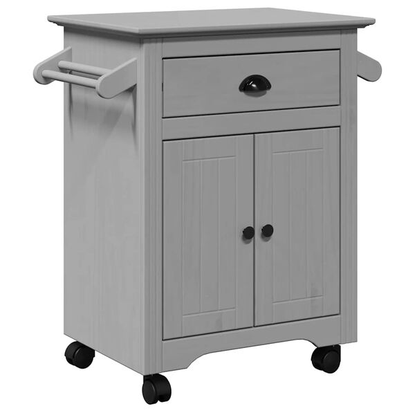 vidaXL K&uuml;chenwagen BODO Grau 72x45x80 cm