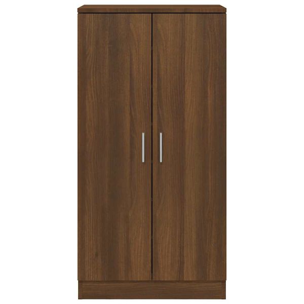 vidaXL Schuhschrank Braun Eichen-Optik 55x35x108 cm Holzwerkstoff