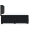 vidaXL Boxspringbett mit Matratze Schwarz 140x200 cm Samt