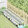 vidaXL Pflanzenabdeckung mit &Ouml;sen 1x4 m PVC