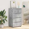 vidaXL Stauraumschr&auml;nke 2 pcs Beton Grau 60 x 48 x 105 cm