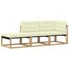 vidaXL Sectional Sofa Einheiten mit Kissen Wei&szlig; 241,5 x 83 x 73 cm