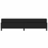 vidaXL Bettrahmen mit Matratze Schwarz 80 x 200 cm Stoff