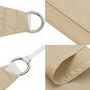 vidaXL Sonnensegel Oxford-Gewebe Rechteckig 3x4 m Beige