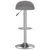 vidaXL Barhocker 2 Stk. Grau Kunstleder