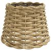 vidaXL Lampenschirm Braun &Oslash;20x15 cm Korbweide