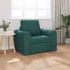 vidaXL Schlafsofa Dunkelgr&uuml;n 98 x 71 x 83 cm Stoff