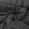 vidaXL Sommerdecke Schwarz und Anthrazit 220 x 260 cm Mikrofaser