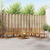 vidaXL Sofa Set 7 St&uuml;ck Natur Massivholz Akazie