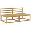 vidaXL Outdoor Mittelsofa Wei&szlig; 158 x 83 x 73 cm