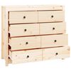 vidaXL Beistellschrank 100x40x90 cm Massivholz Kiefer