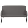 vidaXL Sitzbank Grau 110x76x80 cm Kunstleder