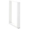 vidaXL Esstischbeine U-Form 3 Stk. Wei&szlig; 70x(72-73) cm Stahl