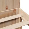vidaXL Massivholzbett mit Regal ohne Matratze 160x200 cm Kiefer