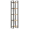 vidaXL B&uuml;cherregal 5 F&auml;cher 40x30x180 cm Mango Massivholz