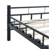 vidaXL Bettgestell Schwarz Stahl 160&times;200 cm
