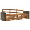 vidaXL Sofagarnituren 3 pcs Massivholz Akazie