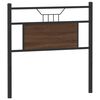 vidaXL Kopfteil Braun Eichen-Optik 90 cm Holzwerkstoff und Stahl