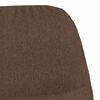 vidaXL Relaxsessel mit Hocker Braun Stoff