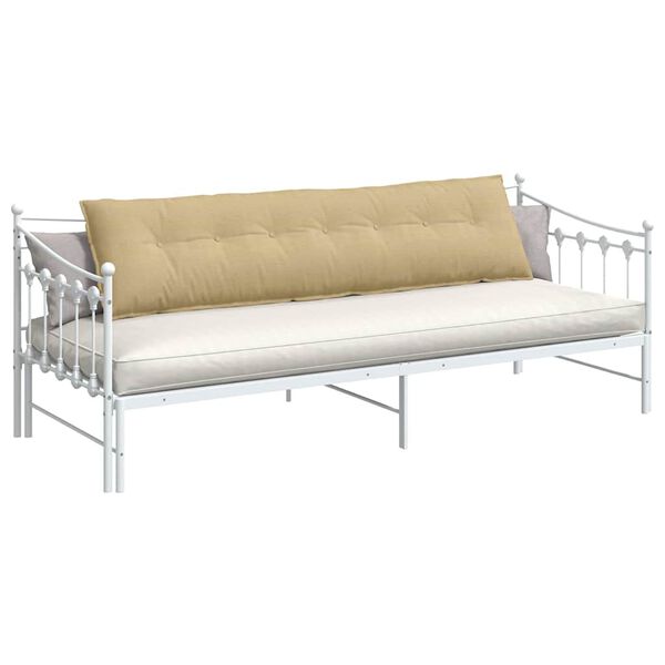 vidaXL R&uuml;ckenkissen Grau-Gr&uuml;n 200 x 50 cm Cordstoff