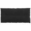 vidaXL R&uuml;ckenkissen Schwarz 100 x 50 cm Cordstoff