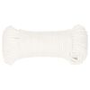 vidaXL Bootsseil Wei&szlig; 4 mm 250 m Polypropylen
