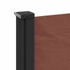 vidaXL Seitenmarkise Ausziehbar Braun 180x500 cm