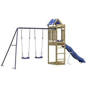 vidaXL Spielturm Impr&auml;gniertes Kiefernholz