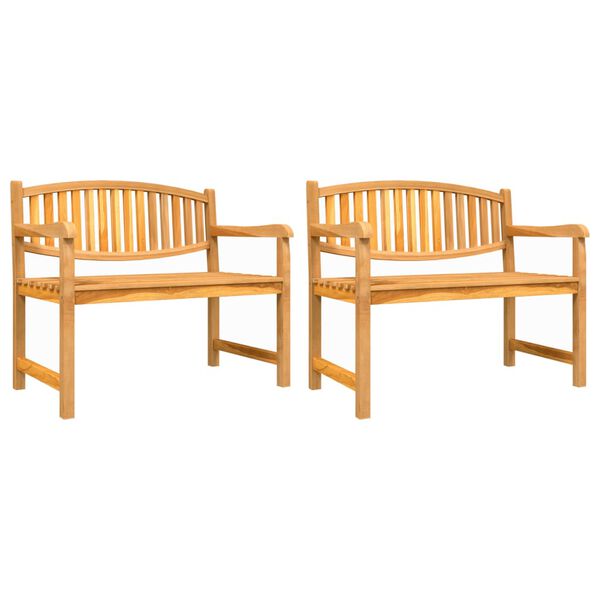 vidaXL 3-tlg. Garten-Essgruppe Massivholz Teak