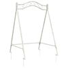 vidaXL Schaukelrahmen Antik Wei&szlig; 113 x 121,5 x 168 cm Stahl
