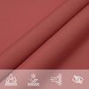 vidaXL Sonnensegel Oxford-Gewebe Dreieckig 3,5x3,5x4,9m Terrakottarot